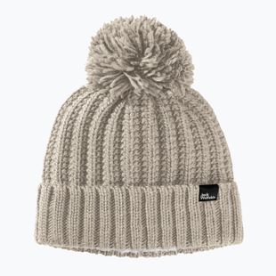 Dámská zimní čepice Jack Wolfskin Highloft Knit dusty grey