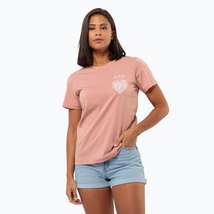 Dámské tričko Jack Wolfskin Discover Heart rose dawn