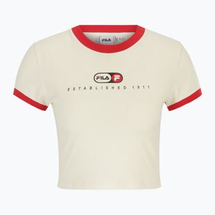 Dámské tričko FILA Luverne Tight Ringer antique white