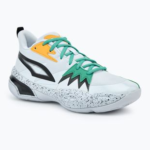 Pánské basketbalové boty PUMA Genetics Speckle puma black/silver mist/jade frost