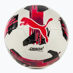 Fotbalový míč  PUMA Orbita 5 Fusion puma white/puma red velikost  3