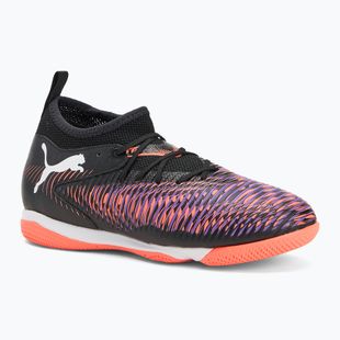 Dětské kopačky PUMA Future 8 Match IT + Mid puma black/ puma white/ glowing red