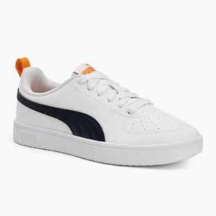 Juniorské boty PUMA Rickie Jr puma white/new navy/dark poppy