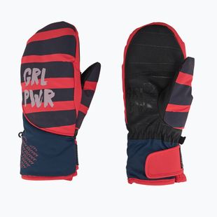 Dětské lyžařské rukavice ZIENER Liwani Aquashield PR Mitten fiery red