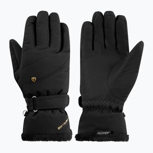 Dámské lyžařské rukavice ZIENER Keaka-Z Aquashield PR black/gold art.