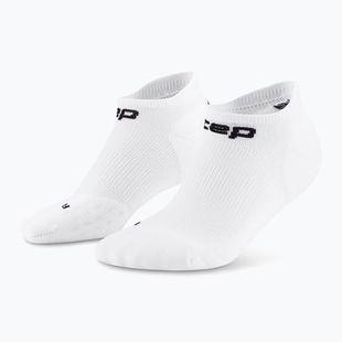 Pánské kompresní ponožky CEP Run No Show 5.0 white