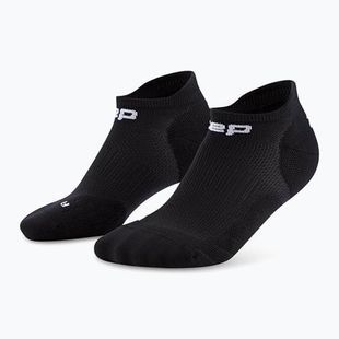 Pánské kompresní ponožky CEP Run No Show 5.0 black/lime