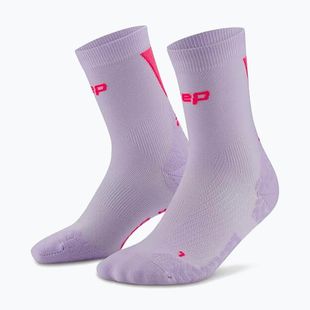 Dámské ponožky CEP Ultralight Mid Cut 4.0 lilac/pink