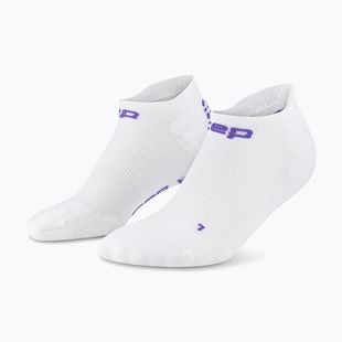 Pánské kompresní ponožky CEP Ultralight No Show 4.0 white