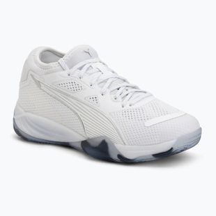 Házenkářské boty PUMA Eliminate NITRO SQD 4 puma white/baltic sea blue/fresh water