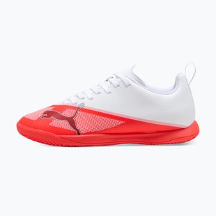 Dětské kopačky Puma Ultra 7 Play IT Jr Ultra Red/Puma Black/Puma White