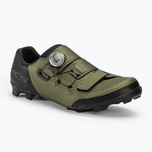 Pánské MTB cyklistické tretry Shimano SH-XC502 moss green