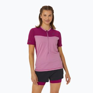 Dámské běžecké tričko ASICS Fuijtrail soft berry/blackberry