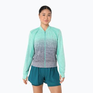 Dámská běžecká bunda  ASICS Nagino Run Seamless aurora green/blue expanse