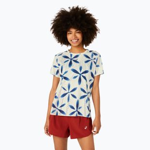 Dámské běžecké tričko ASICS Metarun Shibori Top brich/blue expanse