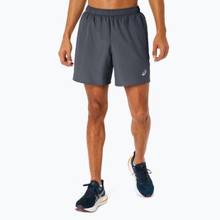 Pánské běžecké kraťasy ASICS Icon performance carrier grey / safety yellow