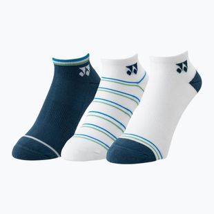 Ponožky YONEX 19237 Low cut 3 páry navy/white/green