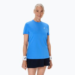 Dámské tenisové tričko ASICS Court Top W blue coast