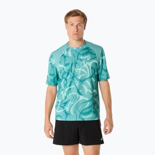 Pánské běžecké tričko ASICS Road Lite-Show light teal