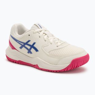 Dětské tenisové boty Asics Gel-Dedicate 8 GS Jr cream/dark cobalt