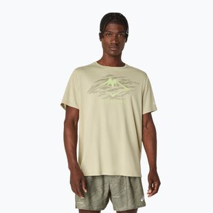 Pánské běžecké tričko ASICS Fujitrail Logo SS khaki