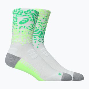 Ponožky ASICS Performance Run Crew brilliant white/illum. green/vital green