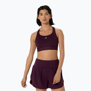 Sportovní podprsenka ASICS Road Compression dark aubergine