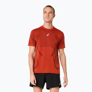 Pánské běžecké tričko ASICS Road Seamless Top singed red