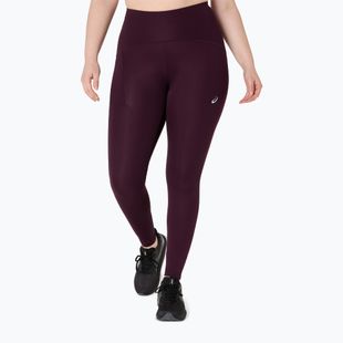 Dámské běžecké legíny ASICS Road High Waist Tight dark aubergine