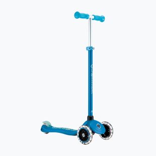 Dětská tříkolová koloběžka Globber Primo Plus Glow Lights petrol blue