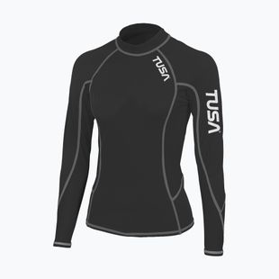 Dámské plavecké triko Longsleeve TUSA Black rashguard