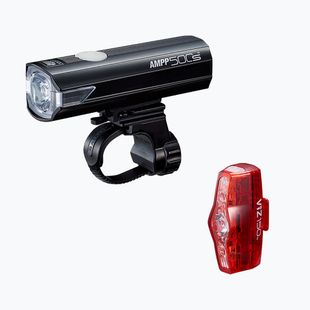 Sada cyklistických světel CatEye AMPP 500S HL-EL085SRC / TL-LD800 VIZ150 black