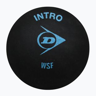 Squashové míčky Dunlop Intro 12 ks černé 700105