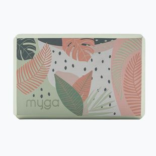 Jógová kostka Myga Foam Block green
