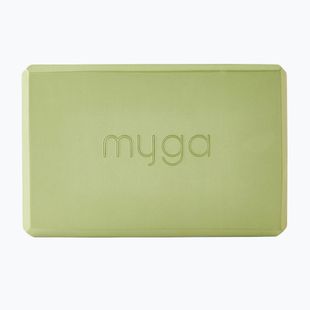 Jógová kostka Myga Foam Block green