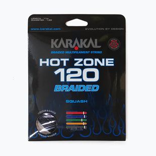 Squashová struna Karakal Hot Zone Braided 120 11 černá