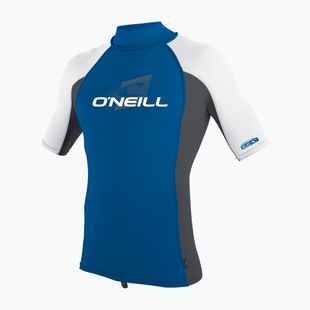 Pánské plavecké tričko  O'Neill Premium Skins Turtleneck Rash Guard deep sea/graphite/white