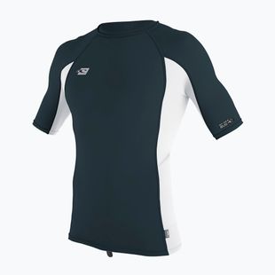 Pánské plavecké tričko  O'Neill Premium Skins Rash Guard slate/white/slate