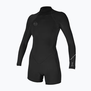 Dámský plavecký neopren O'Neill Bahia 2/1 mm Back Zip Spring black/black/black