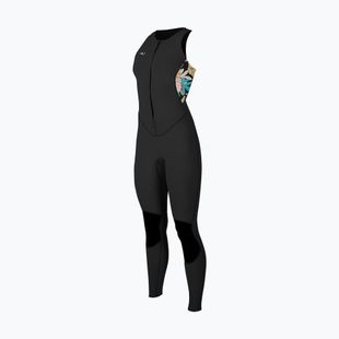 Dámský plavecký neopren  O'Neill Bahia 1.5mm Front Zip black/mikah floral/black