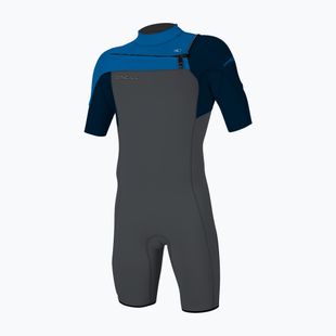 Dětský plavecký neopren O'Neill Youth Hammer 2mm Chest Zip SS Spring graphite/abyss/ocean