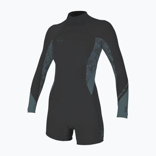 Dámský plavecký neopren O'Neill Bahia 2/1 mm Back Zip Spring tempered steel/shaded island sky