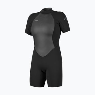 Dámský plavecký neopren O'Neill Reactor-2 2mm Back Zip SS Spring IS7 black/black