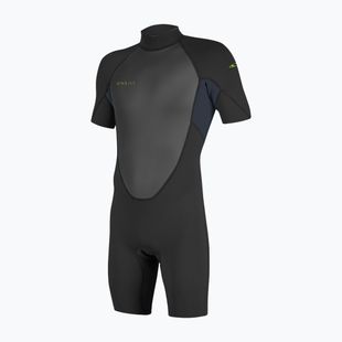 Dětský plavecký neopren O'Neill Youth Reactor-2 2mm Back Zip SS Spring black/slate