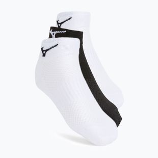Tenisové ponožky Mizuno Training Mid 3P bílé/černé 67XUU95099