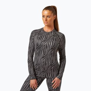 Dámská termoakční mikina Surfanic Cozy Limited Edition Crew Neck black zebra