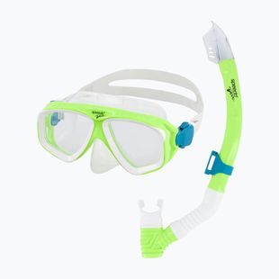 Dětská sada na šnorchlování Speedo Adventure green gecko/clear