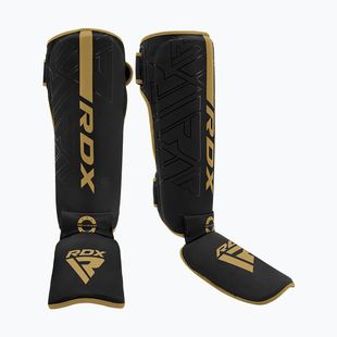 Chrániče holení RDX F6 Shin Instep matte golden