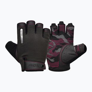 Tréninkové rukavice RDX T2 Half pink
