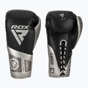 Boxerské rukavice  RDX K1 Mark Pro Fight Boxing silver